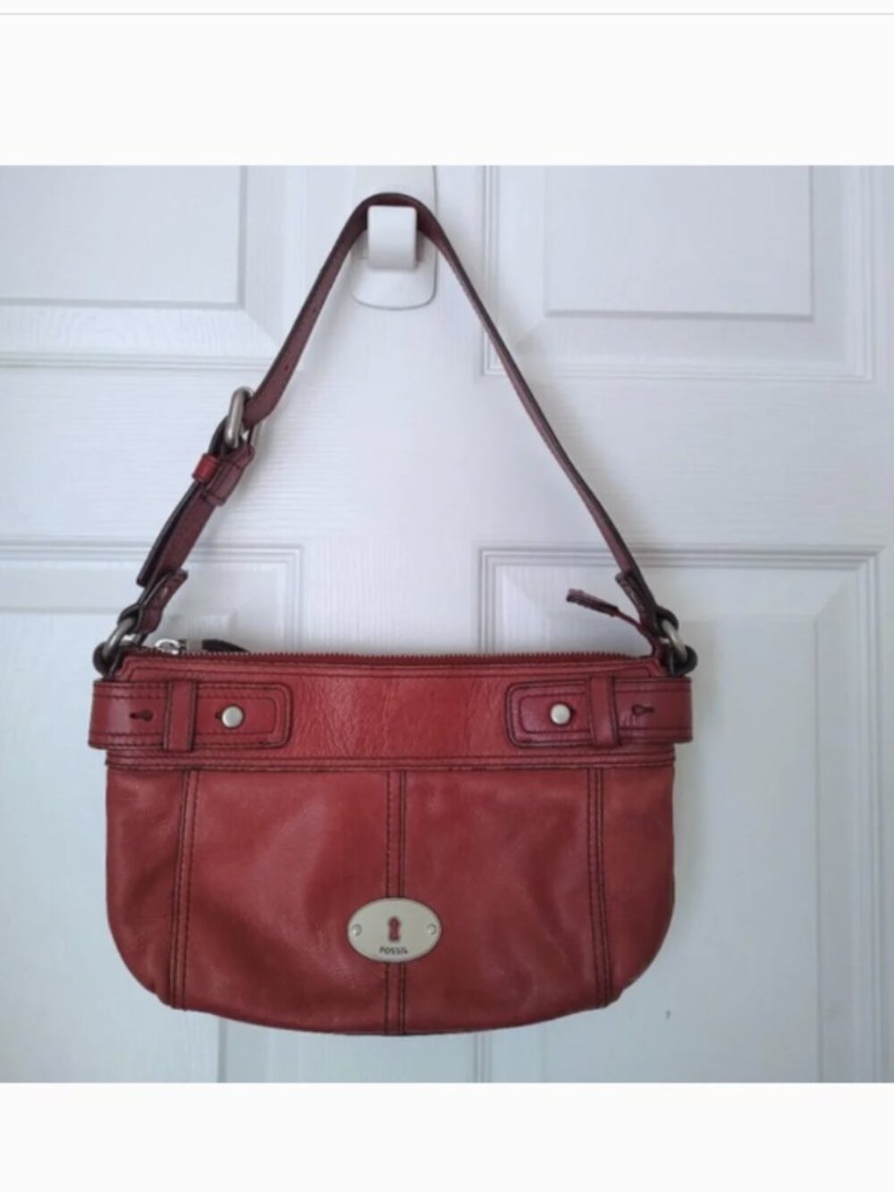 Fossil Y2K vintage shoulder bag keyhole EUC